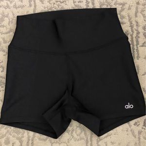 Alo Yoga Black Spandex Shorts Size: Medium